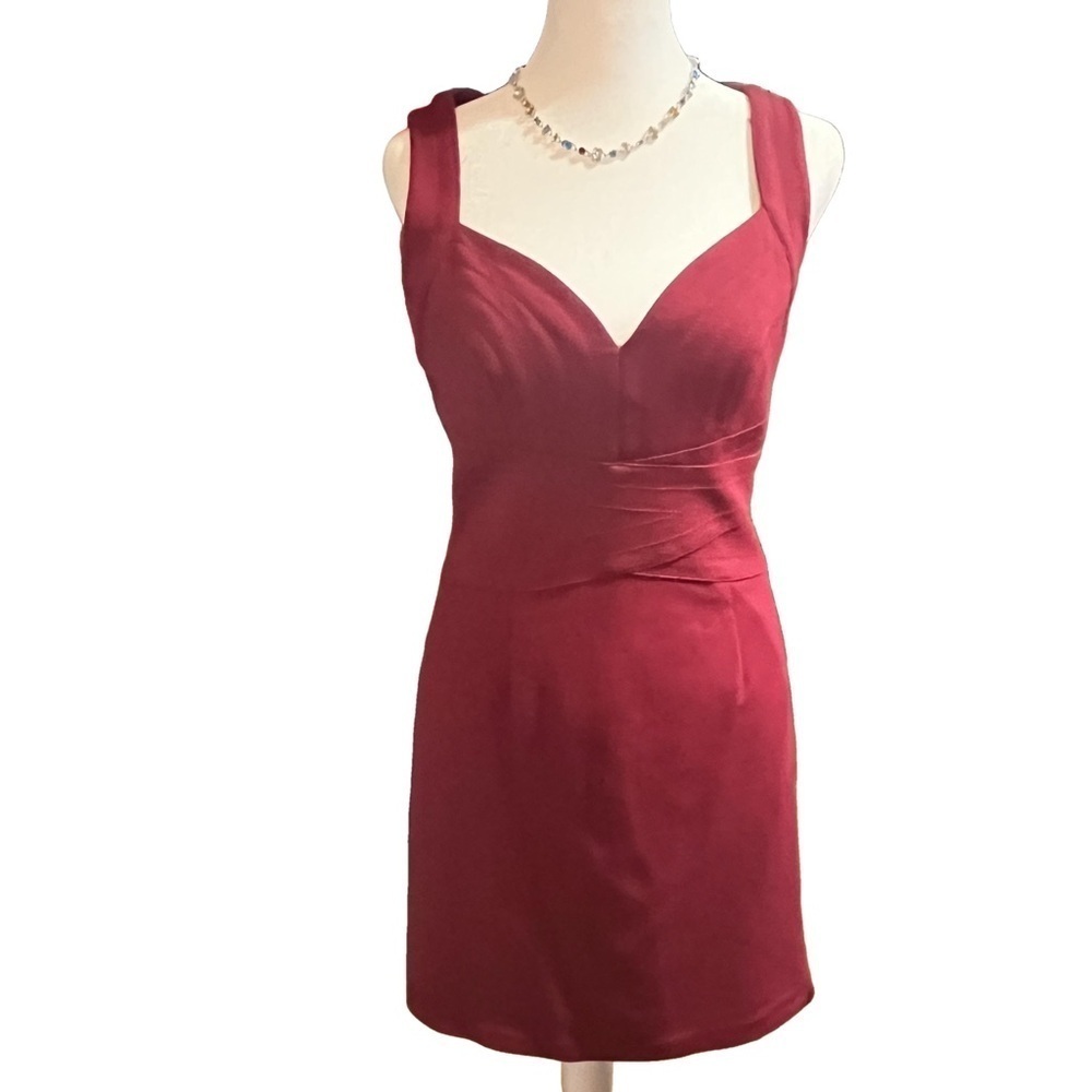 Chinese Laundry by Shelli Segal Red Bodycon Dress Or Cocktail Dress size 2